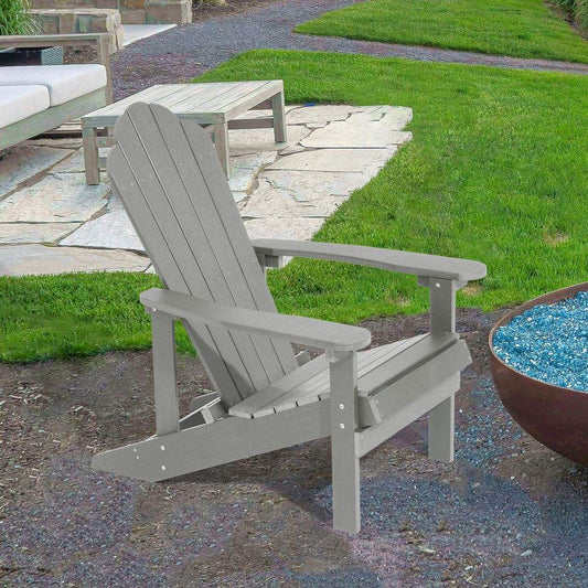 SONKUKI Patio Fire Pit Adirondack Plastic Chair Outdoor Lawn and Garden Chairs - Sonkuki