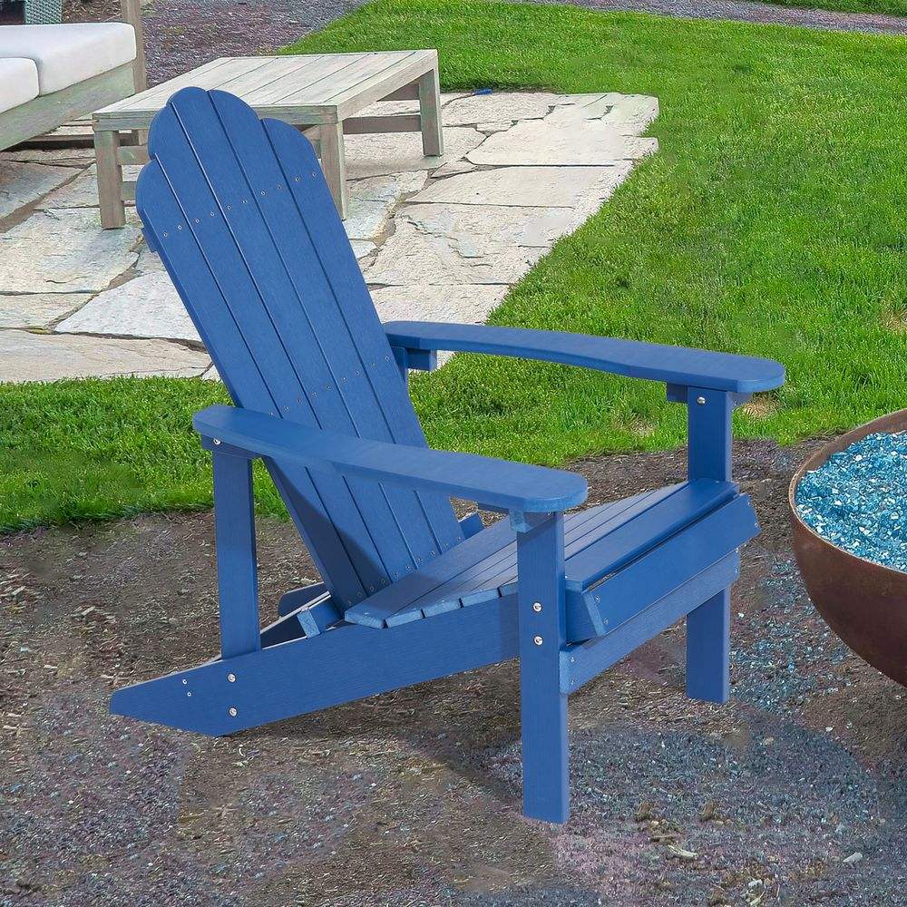 SONKUKI Patio Fire Pit Adirondack Plastic Chair Outdoor Lawn and Garden Chairs - Sonkuki