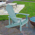 SONKUKI Patio Fire Pit Adirondack Plastic Chair Outdoor Lawn and Garden Chairs.