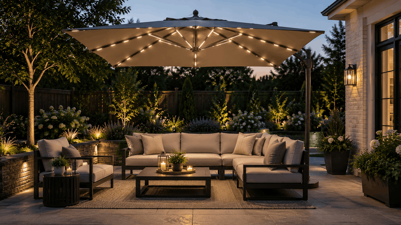 Are Patio Umbrellas with Lights Worth It for Outdoor Living Spaces? - Sonkuki