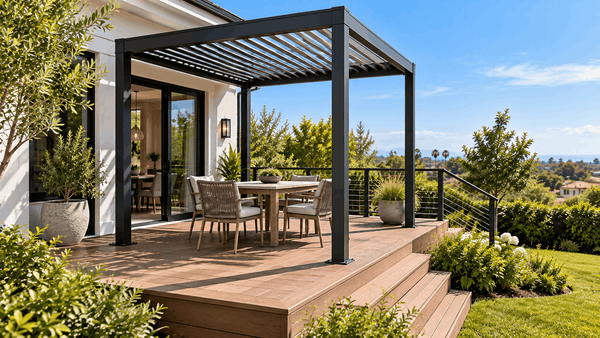 Can You Put a Louvered Pergola on a Deck? What Homeowners Should Know - Sonkuki