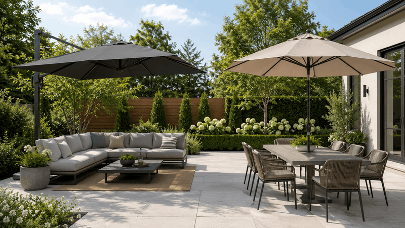 Cantilever vs Market Umbrella: Which One Should You Buy for Your Patio? - Sonkuki