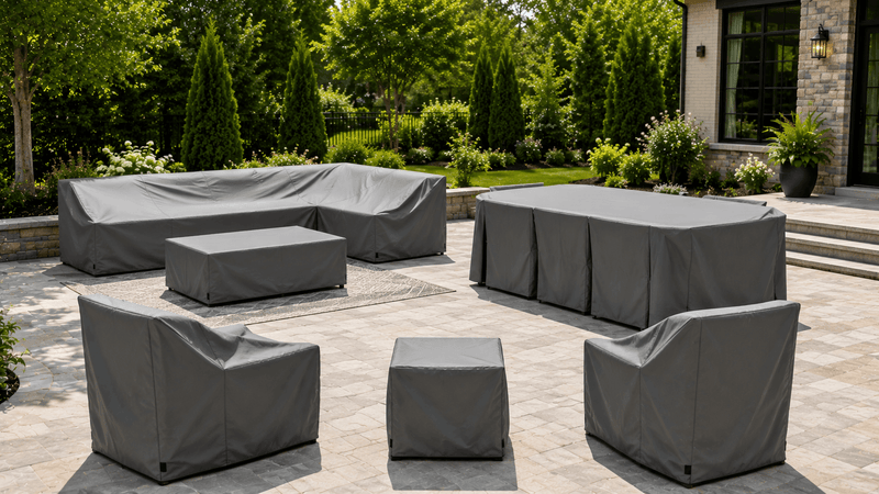 Furniture Cover Sizing Guide for Outdoor Furniture and Patio Sets - Sonkuki