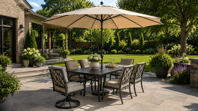 How to Choose a Patio Umbrella for Outdoor Dining Areas - Sonkuki