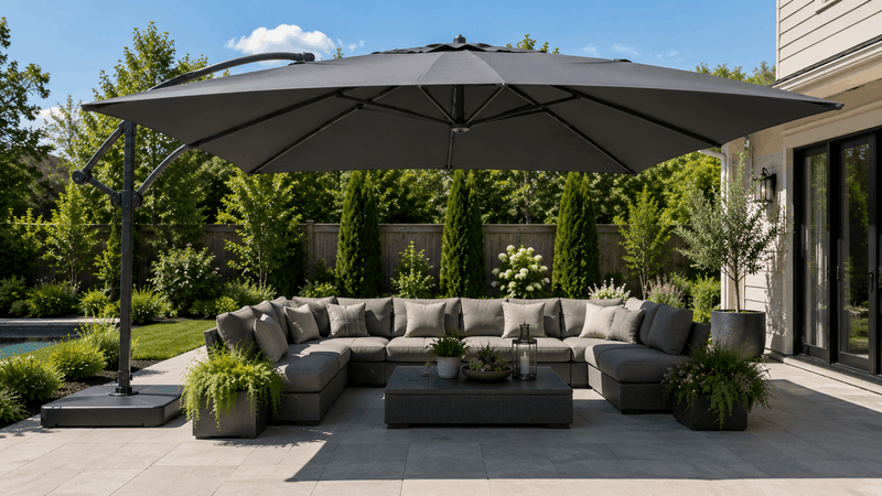 Is an 11 ft Cantilever Patio Umbrella the Right Size for Your Outdoor Living Space? - Sonkuki