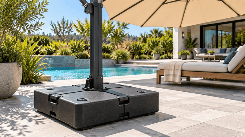 Is an HDPE Patio Umbrella Base Durable Enough for Year-Round Outdoor Use? - Sonkuki