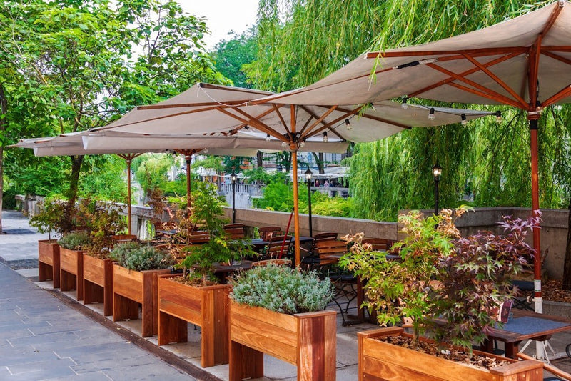 Patio Umbrella Shapes and Styles You'll Love - Sonkuki