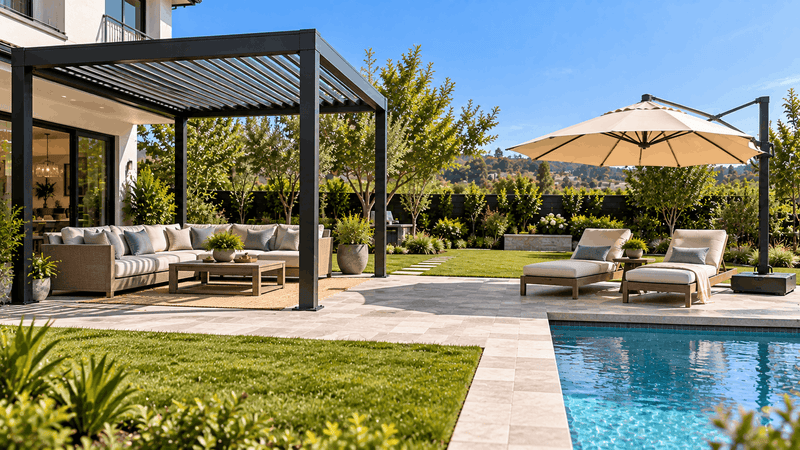 Pergola vs Patio Umbrella: Which Shade Solution Is Better for Your Outdoor Space? - Sonkuki