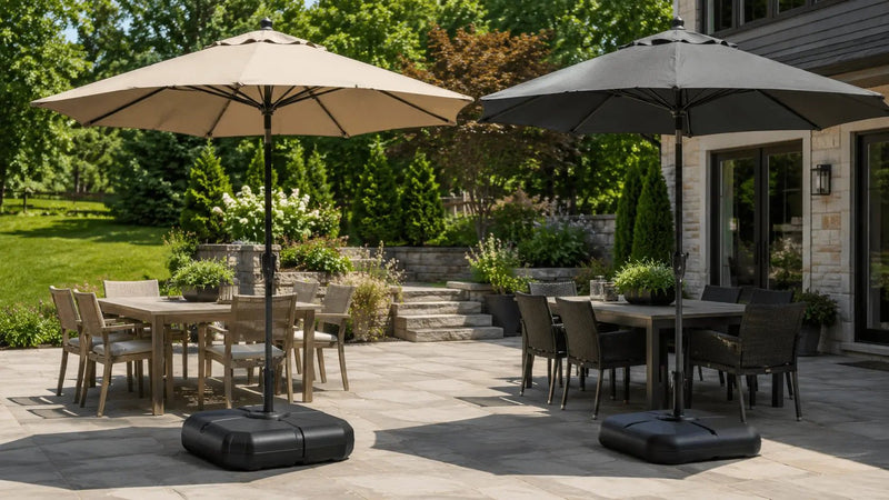 Water Filled vs Sand Filled Patio Umbrella Bases: Which One Is More Stable? - Sonkuki