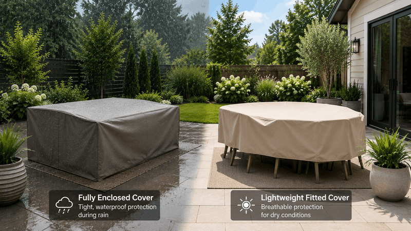 Waterproof vs Water-Resistant Patio Covers: Which One Do You Need? - Sonkuki