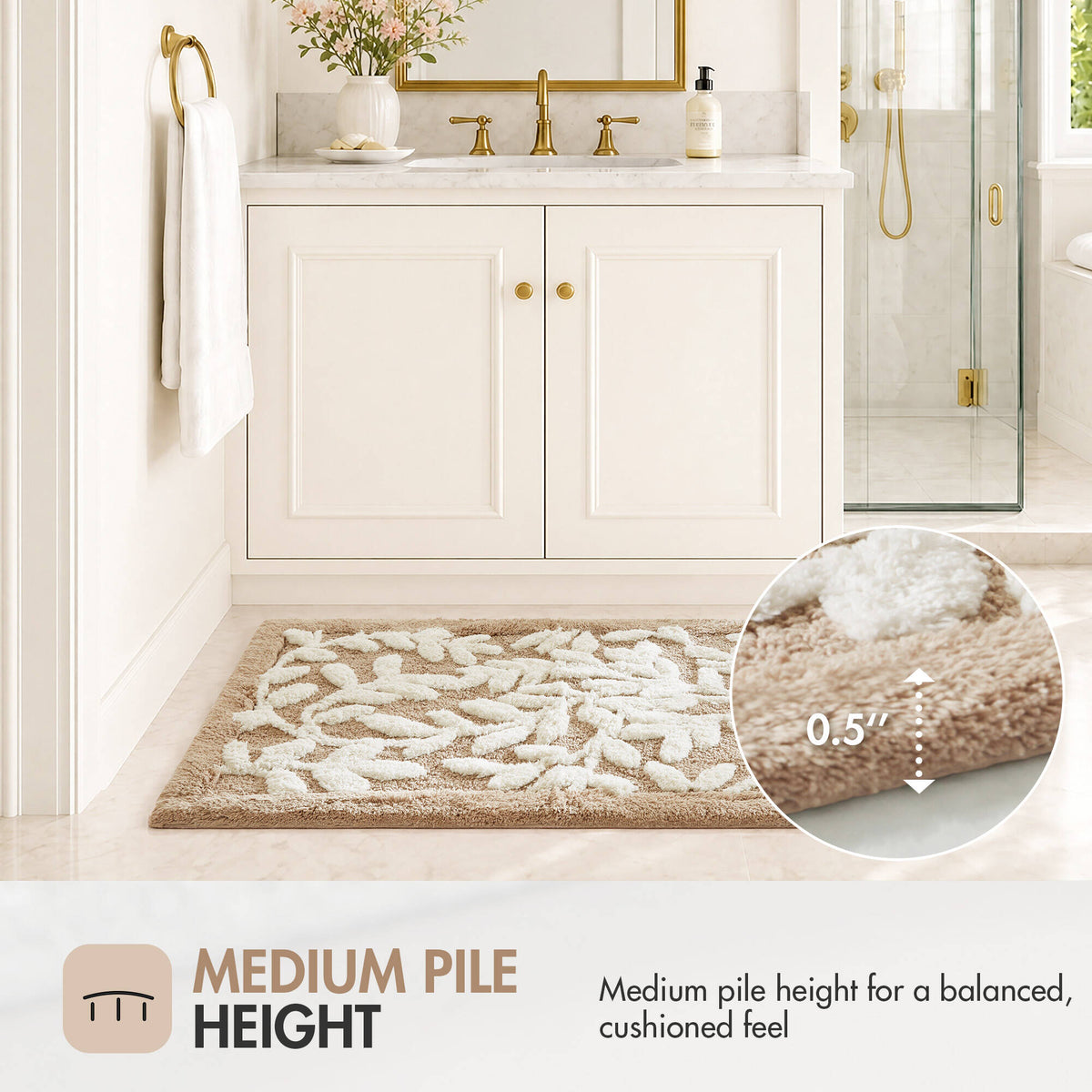 1 PC Cotton Tufted Bath Rug - product image 166
