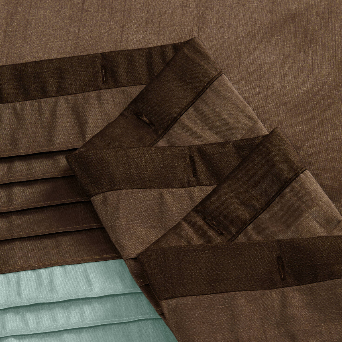 1 PC Faux Silk Shower Curtain - product image 38