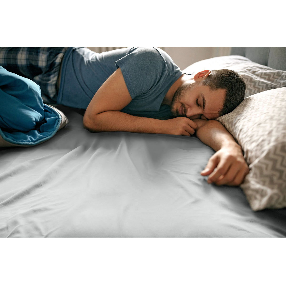 1 PC Microfiber Coolmax Solid Fitted Sheet - product image 3