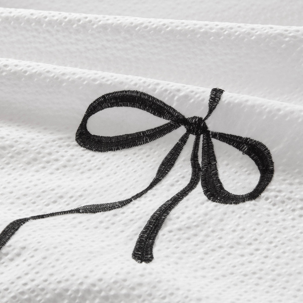 13 PCS Addison Bowed Shower Curtain Set - Sonkuki