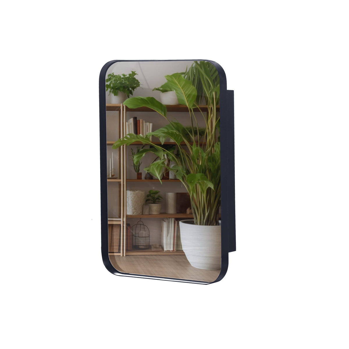 16x24 Inch Recessed Metal Framed Medicine Cabinet with Mirror - Sonkuki