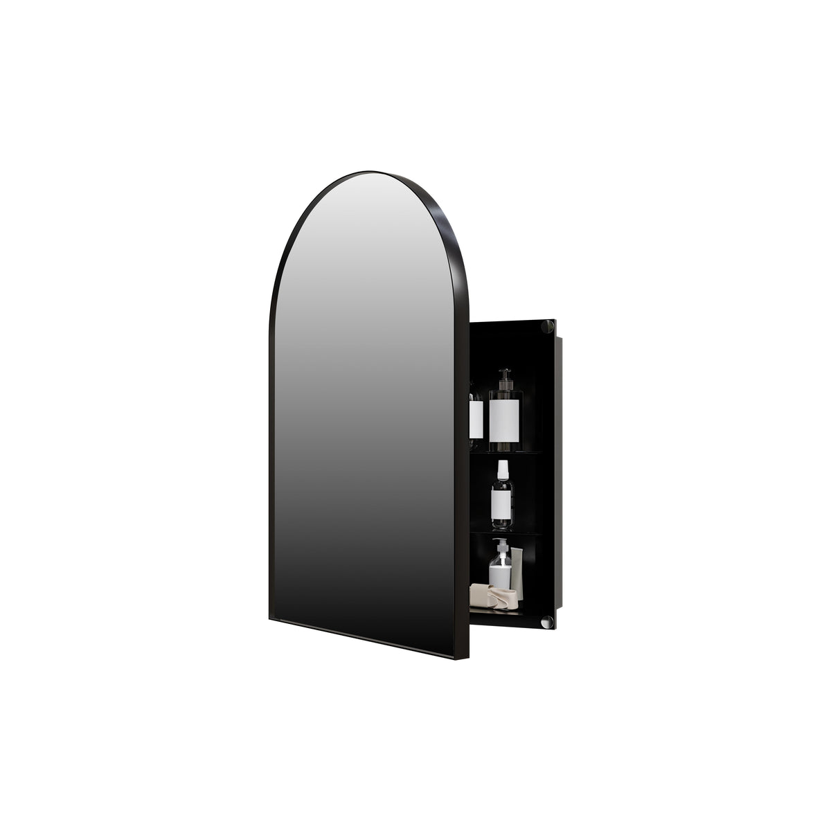 18x24 Inch Metal Corner Medicine Cabinet - Sonkuki