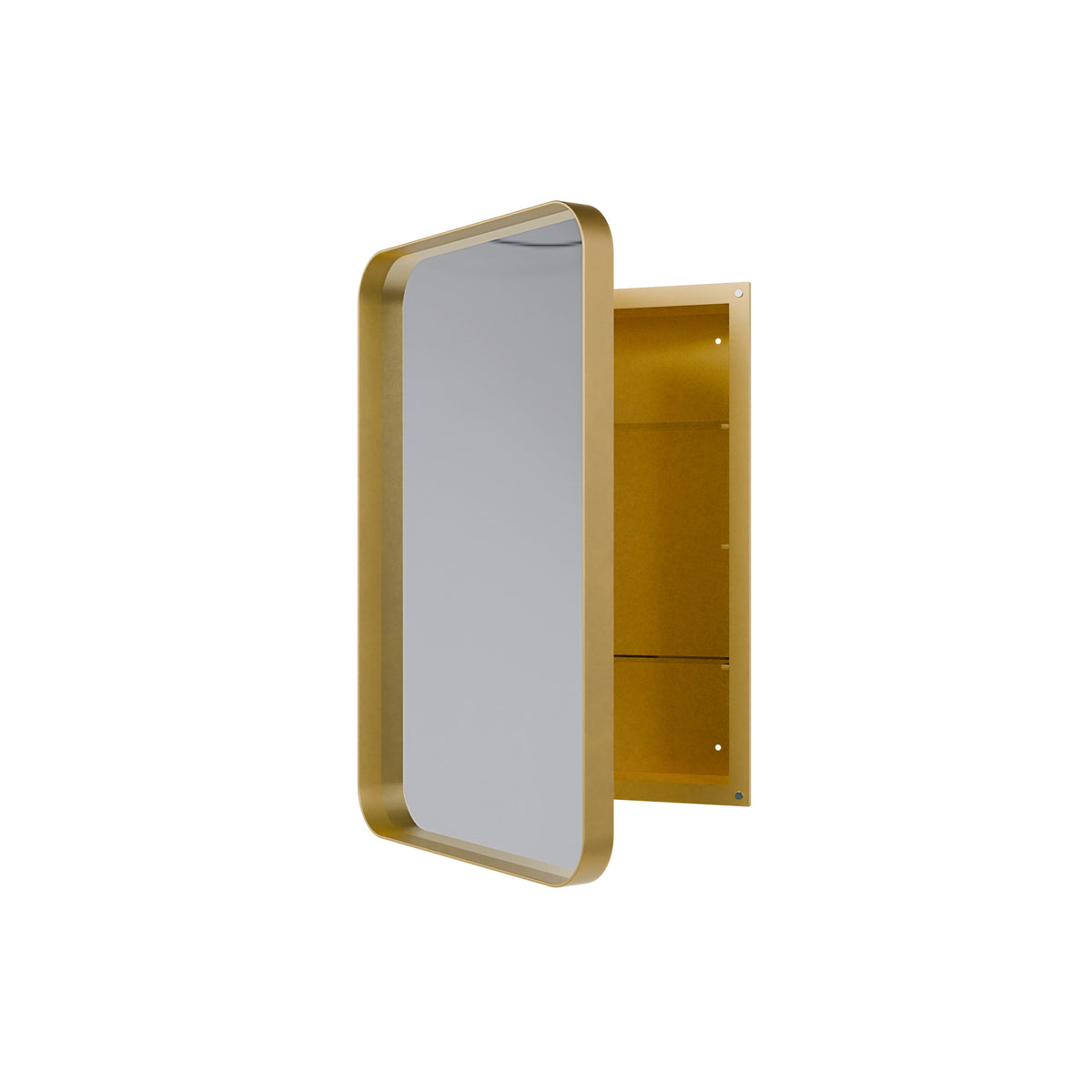 20x30 Inch Recessed Metal Framed Medicine Cabinet with Mirror - Sonkuki