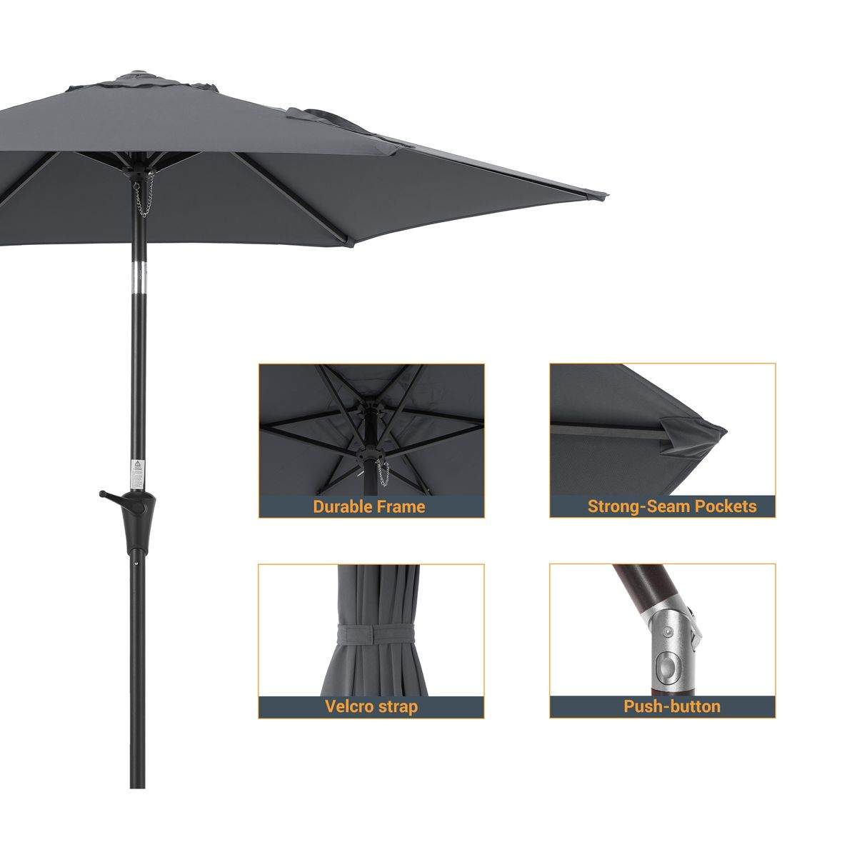 SONKUKI FS 7.5 FT Market Umbrellas.