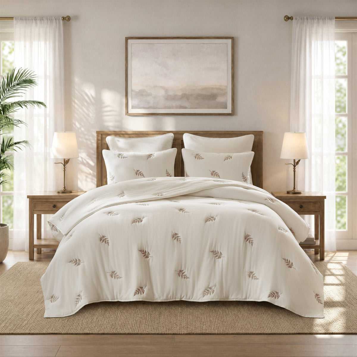 3 PCS 100% Cotton Lightweight Quilt Set - product image 5