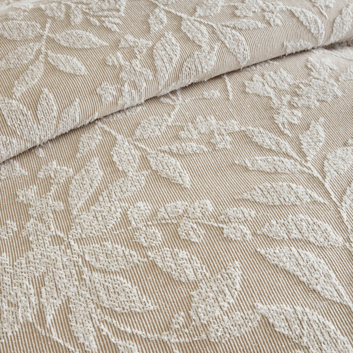 3 PCS Cotton Blend Botanical Jacquard Comforter Set - Sonkuki