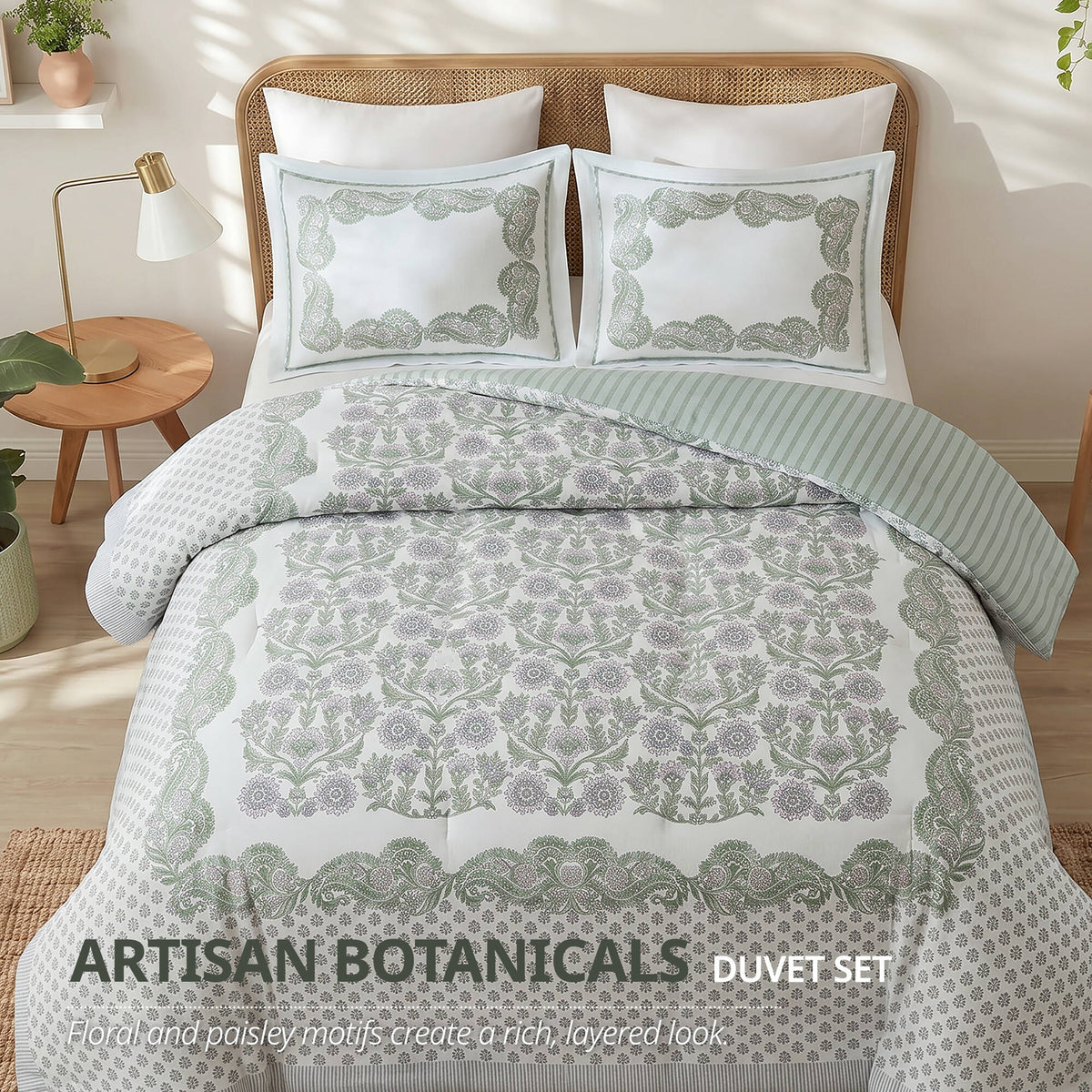 3 PCS Paisley Duvet Set - product image 56