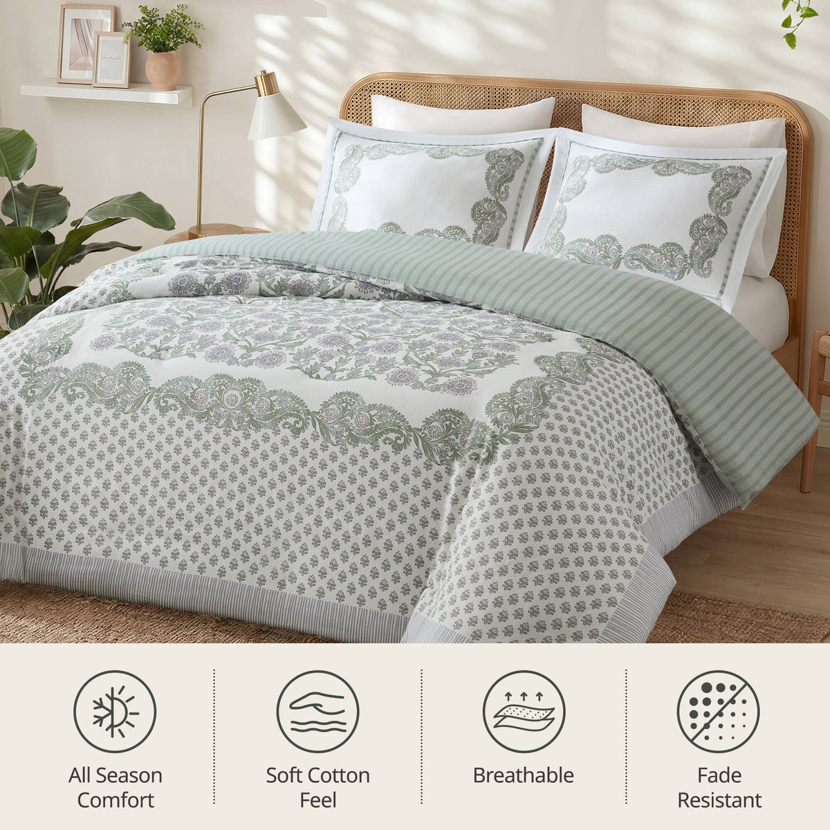 3 PCS Paisley Duvet Set - product image 59