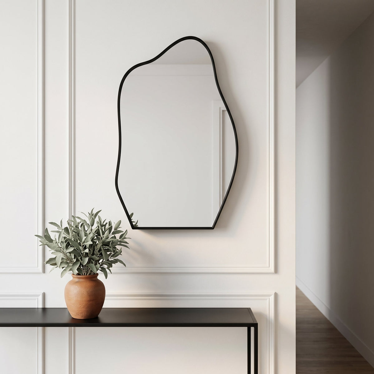 33.5"x22" Irregular Cloud-shaped Surface Mount Medicine Cabinet - Sonkuki