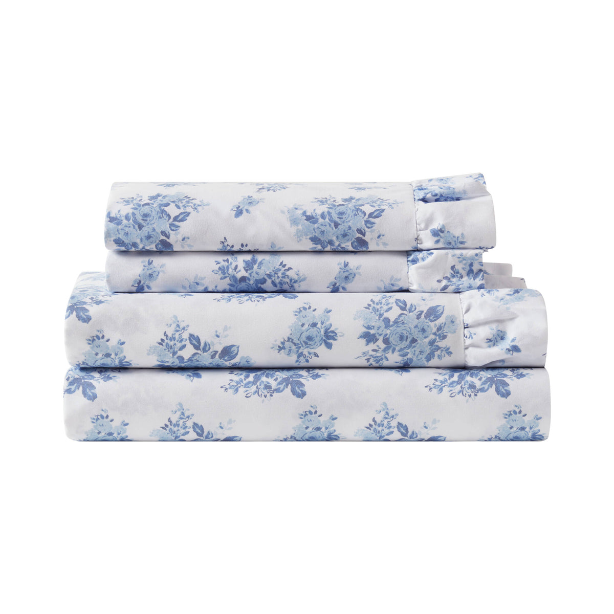 4 PCS MF Print Ruffled Hem Sheets - product image 144