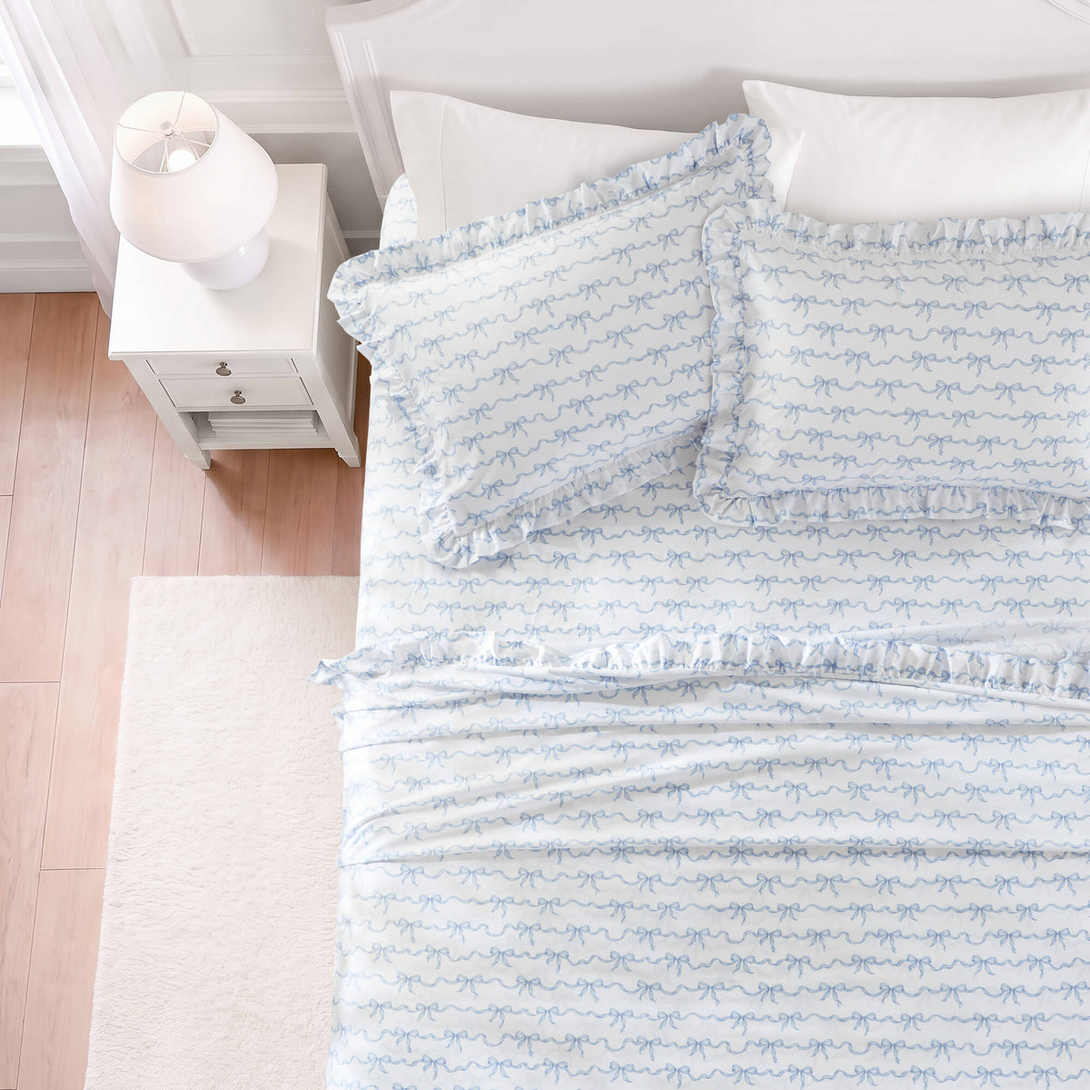 4 PCS MF Print Ruffled Hem Sheets - product image 34
