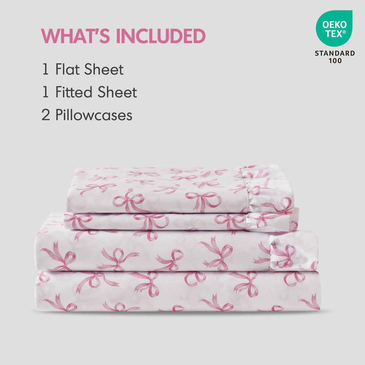 4 PCS MF Print Ruffled Hem Sheets - product image 91