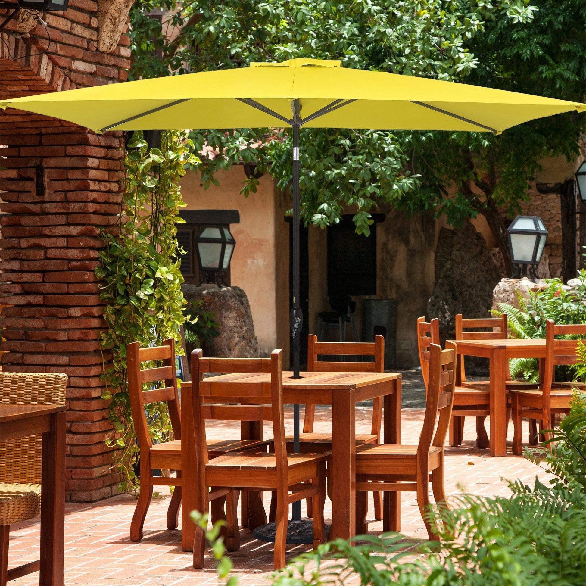 SONKUKI 10 x 6.5ft Patio Market Umbrellas.