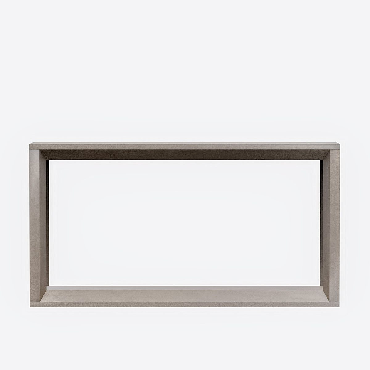 60" Rectangular Solid Wood Veneer Console Table, Wide Sofa Table, Behind Couch Table with Ample Storage for Entryway & Living Room - Sonkuki