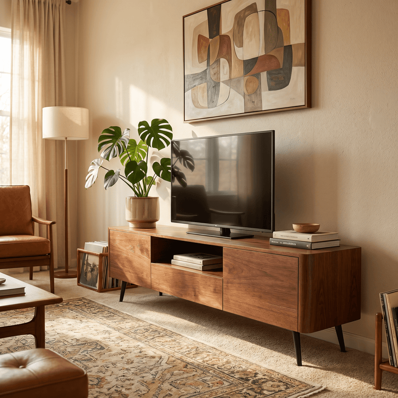 70.8-inch modern TV stand, suitable for televisions up to 85 inches, featuring enclosed storage and cable management, soft-close hinges and iron legs, ideal for the living room - Sonkuki