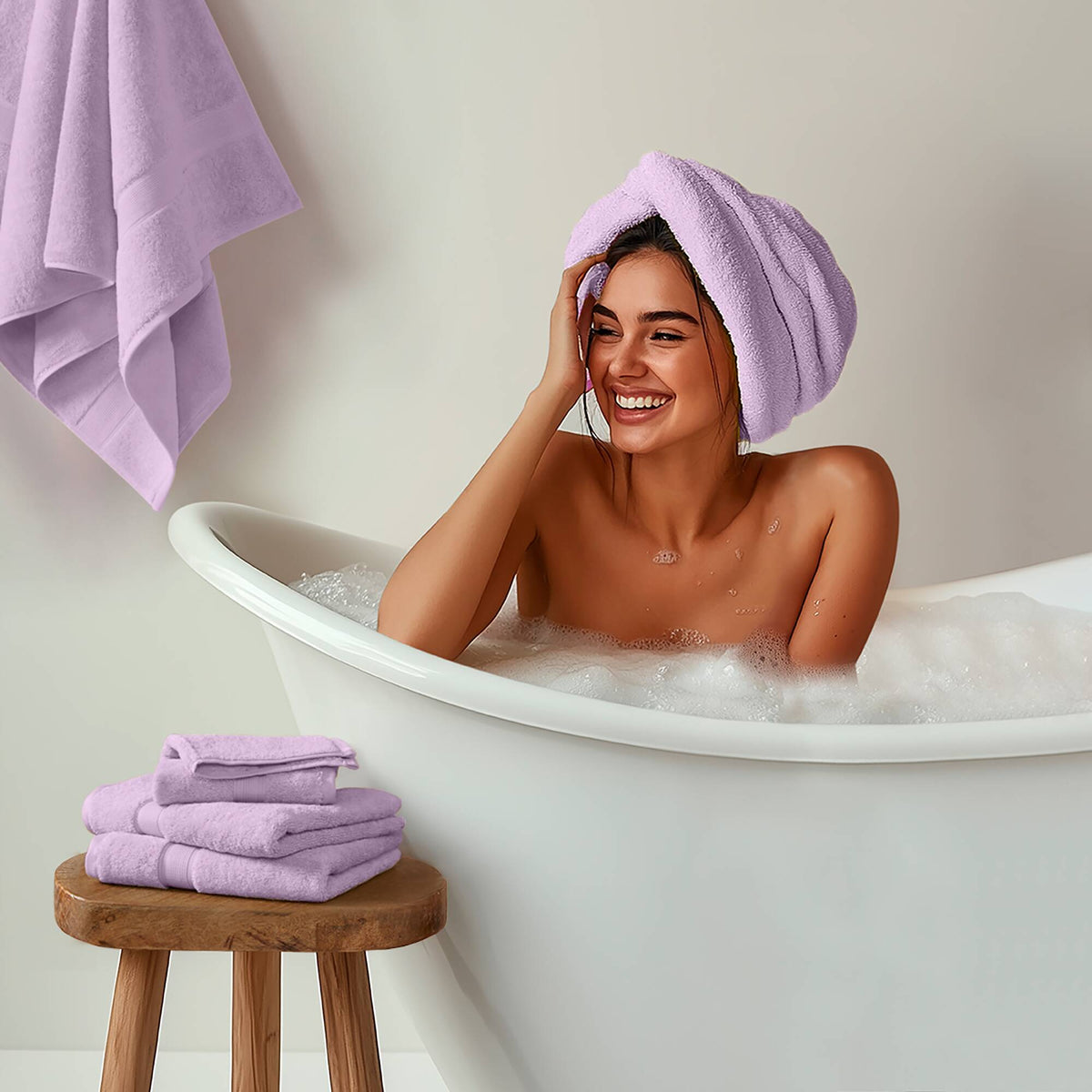 8-Piece Ultra-Soft 100% Cotton Absorbent Towel Set - product image 18
