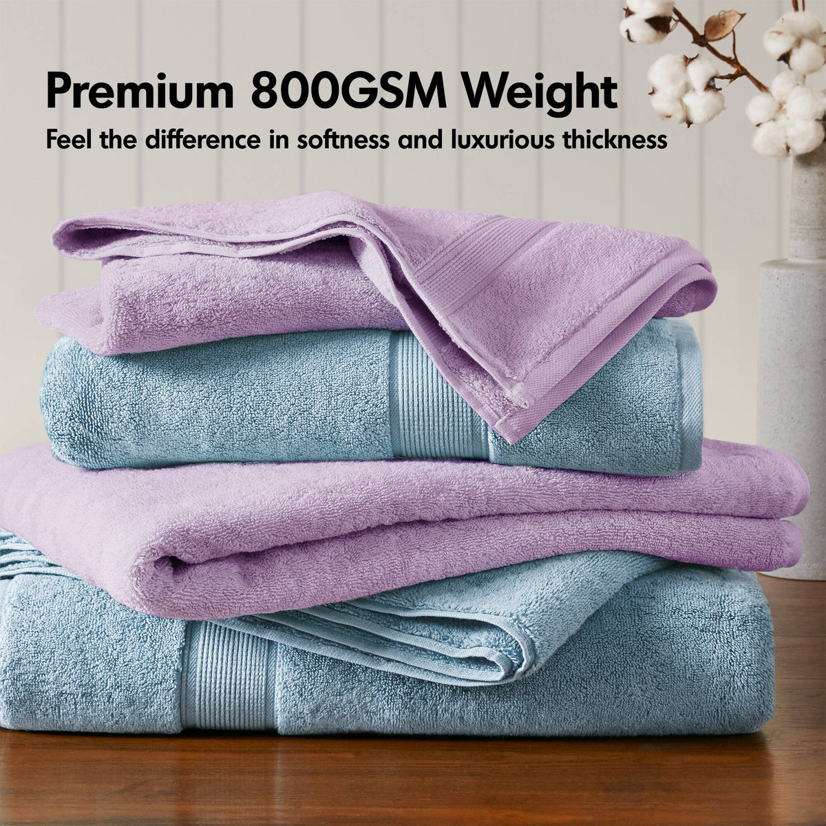 8-Piece Ultra-Soft 100% Cotton Absorbent Towel Set - product image 23