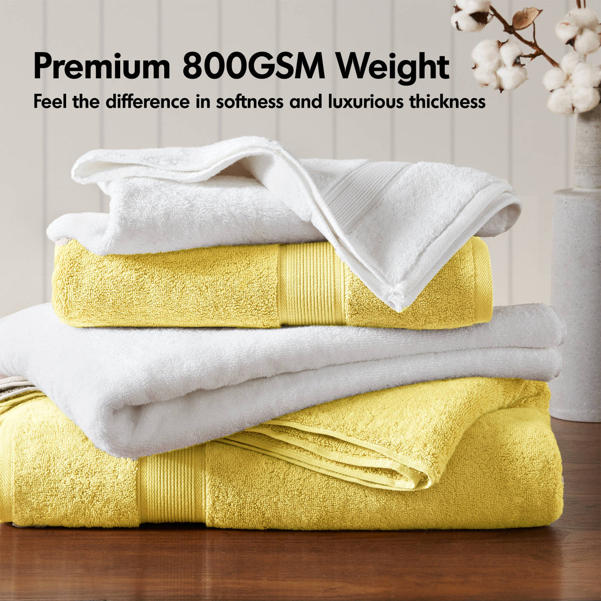 8-Piece Ultra-Soft 100% Cotton Absorbent Towel Set - product image 55