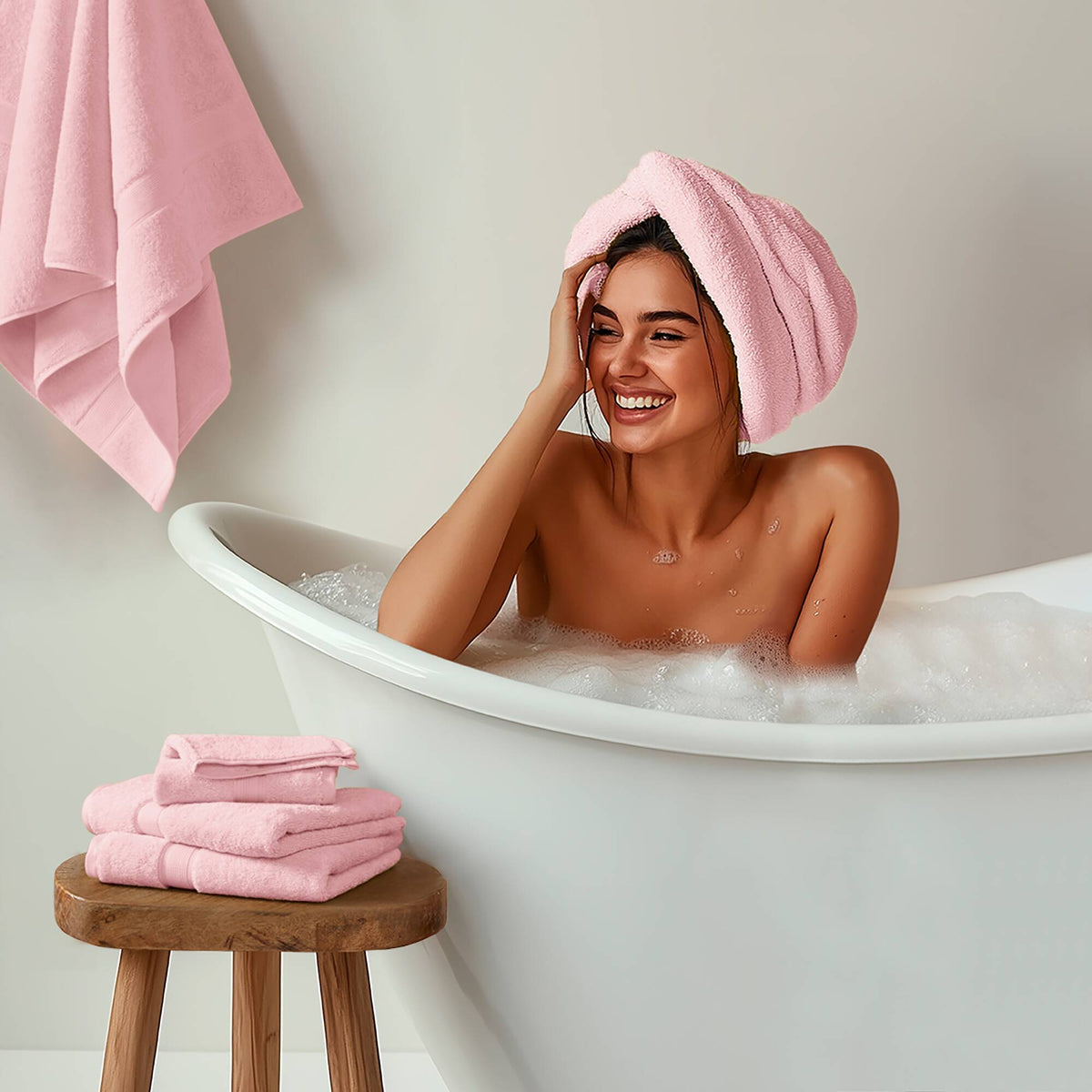 8-Piece Ultra-Soft 100% Cotton Absorbent Towel Set - product image 8