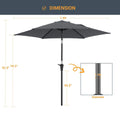 SONKUKI FS 7.5 FT Market Umbrellas.