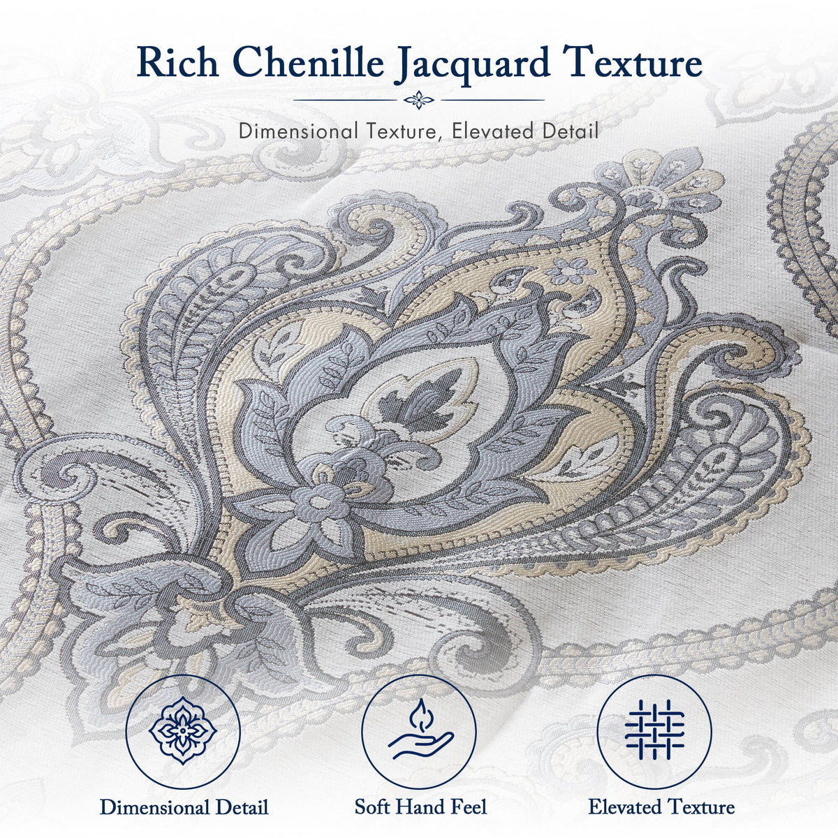 9 PCS Jacquard Comforter Set - Sonkuki