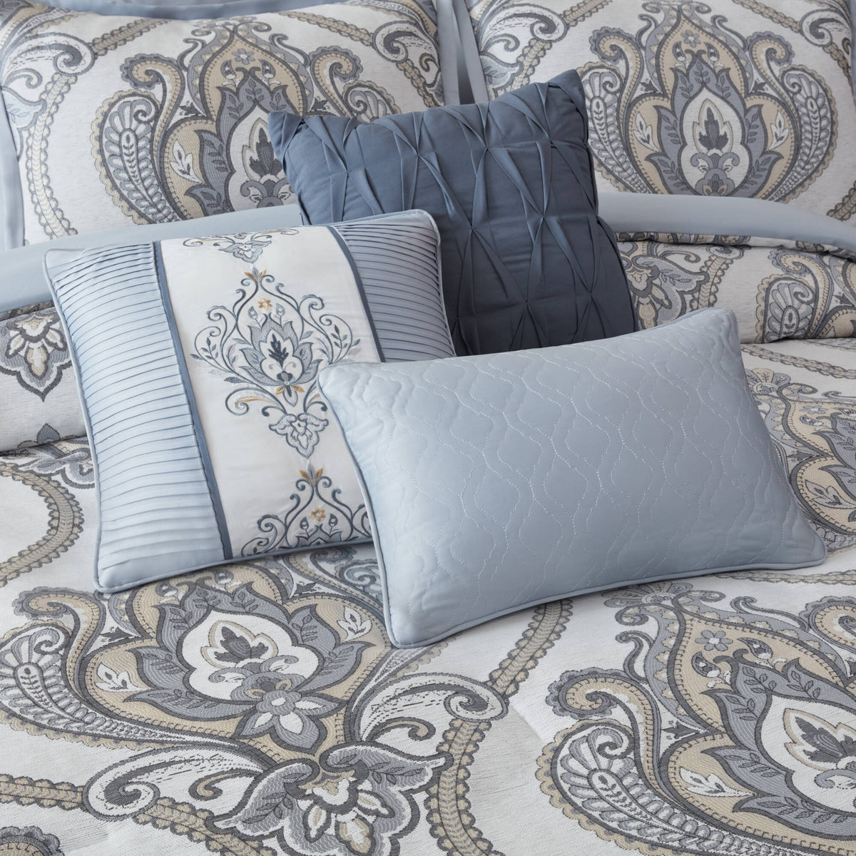 9 PCS Jacquard Comforter Set - Sonkuki