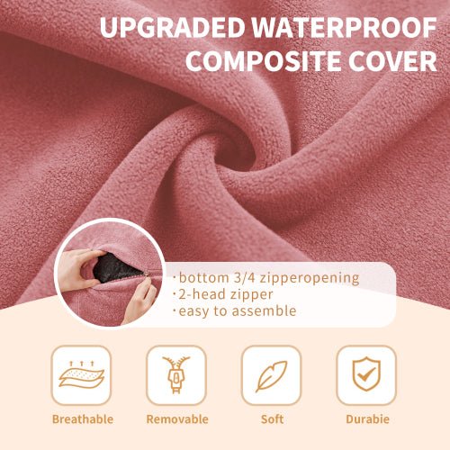 Bean Bag Chair, Memory Foam Filling, Adult and Teen Soft Sofa with Flannel Cover for Living Room, Bedroom, College Dorm - Sonkuki