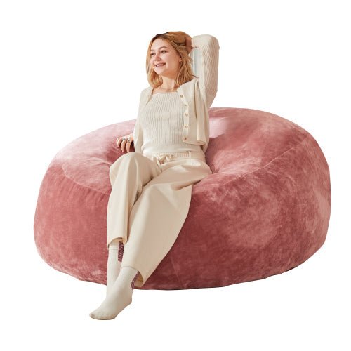 Bean Bag Chair, Memory Foam Filling, Adult and Teen Soft Sofa with Flannel Cover for Living Room, Bedroom, College Dorm - Sonkuki