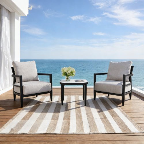 Belmore Lounge Chair 3-Piece Set - Sonkuki