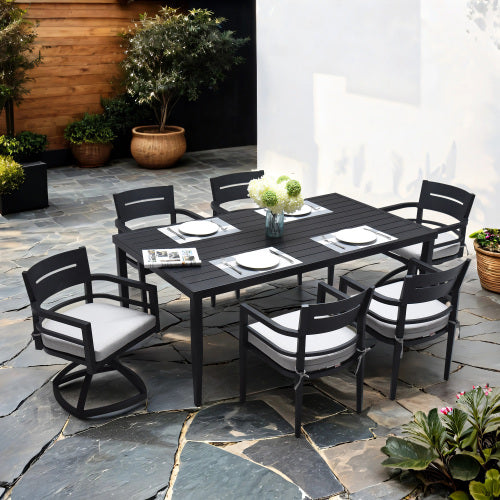 Belmore Rectangular Dining Table 7-Piece Dining Set - main product image