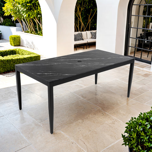 Belmore Sintered Stone Rectangular Dining Table - main product image