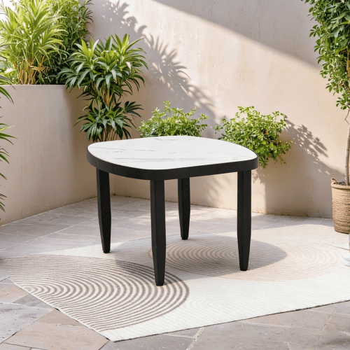 Belmore Sintered Stone Side Table - Sonkuki