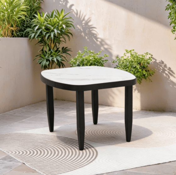 Belmore Sintered Stone Side Table - Sonkuki