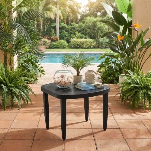 Belmore Sintered Stone Side Table - Sonkuki