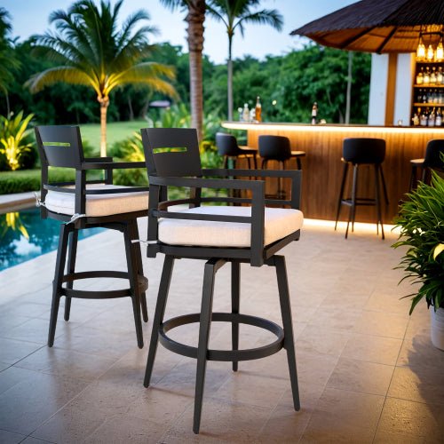 Belmore Swivel Bar Chair - Sonkuki