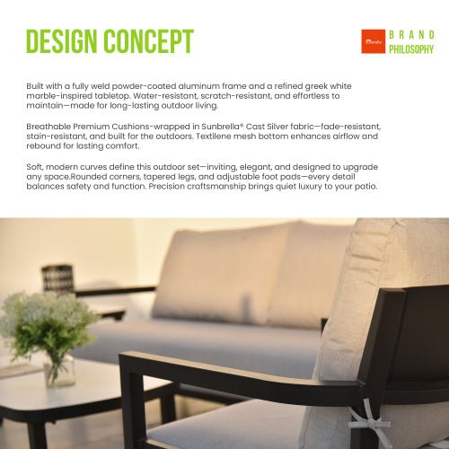 Belmore Swivel Lounge Chair - Sonkuki